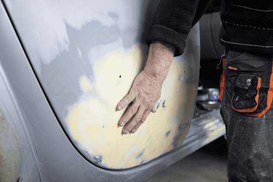 Processus d'un raccord peinture