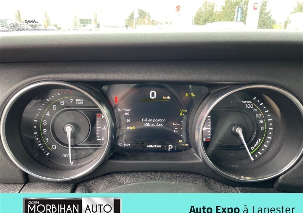 JEEP WRANGLER MY21 UNLIMITED 4XE 2.0 L T 380 CH PHEV 4X4 BVA8