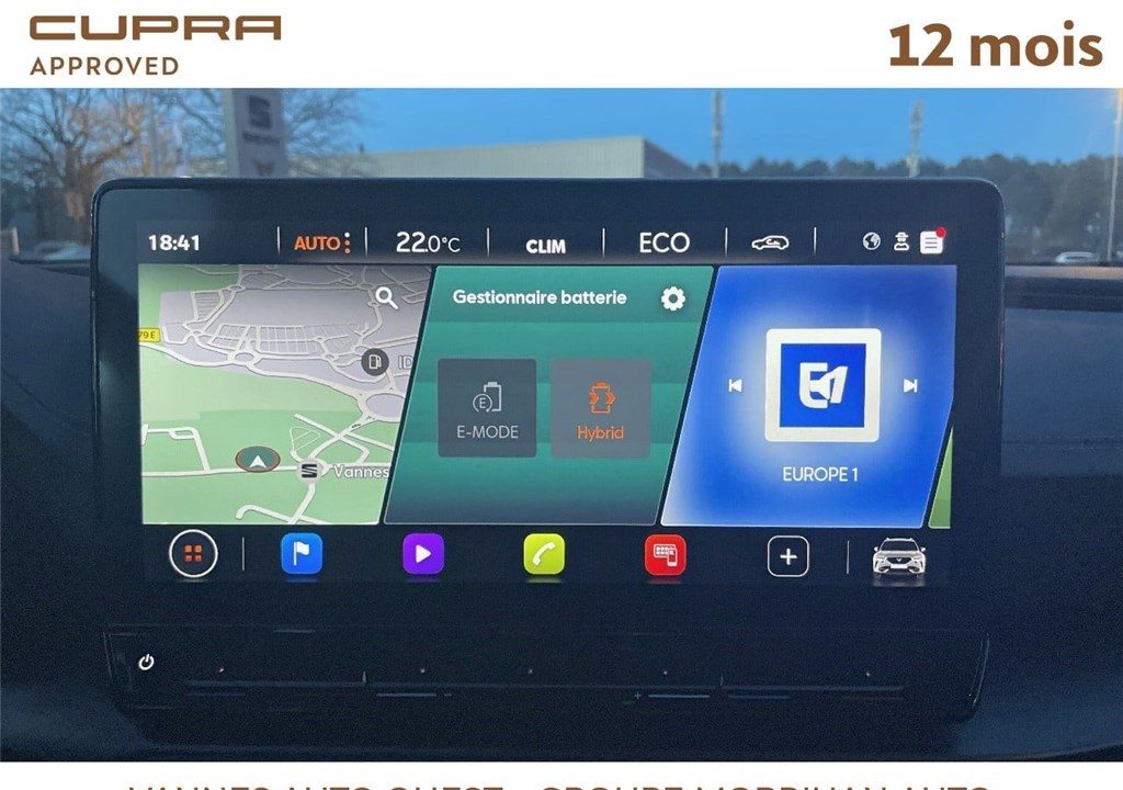 CUPRA FORMENTOR 1.4 E-HYBRID 204 CH DSG6