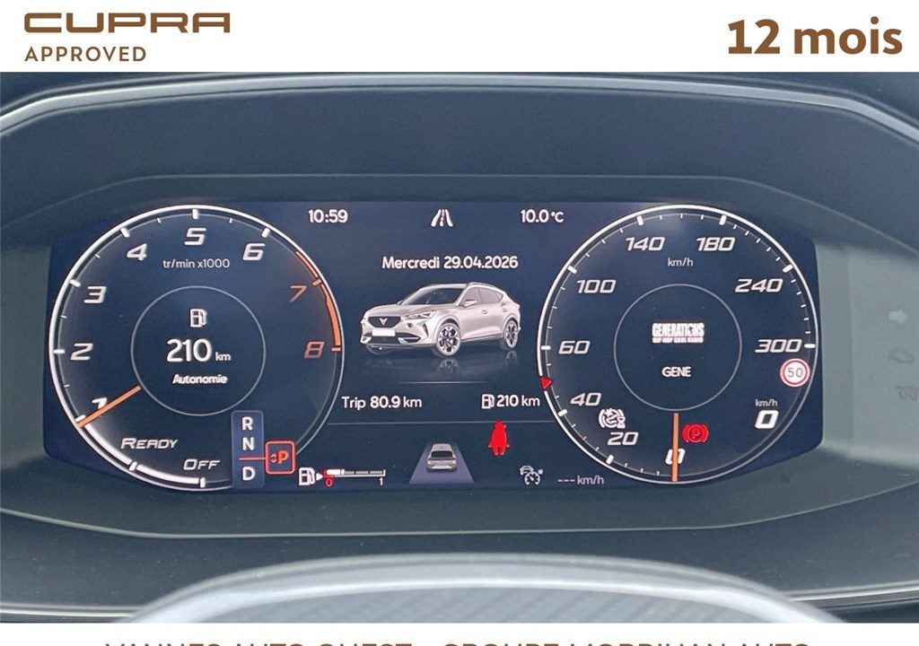 CUPRA FORMENTOR 1.5 TSI 150 CH DSG7