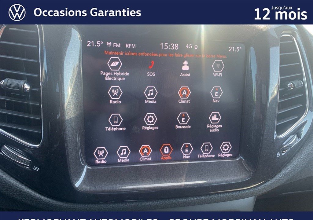 JEEP COMPASS MY20 Compass 1.3 GSE T4 190 ch PHEV AT6 4xe eAWD