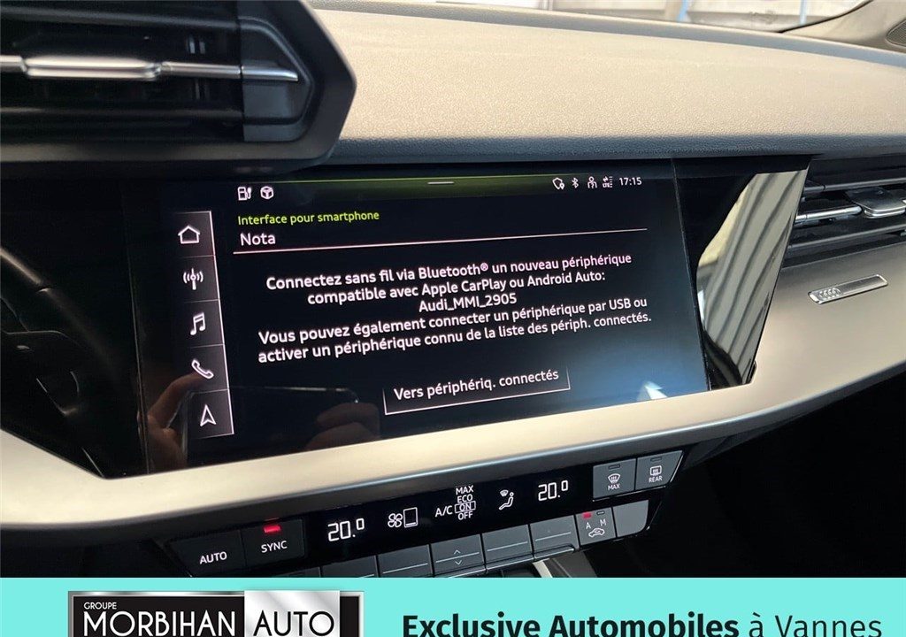 AUDI A3 SPORTBACK 40 TFSIE 204 S TRONIC 6
