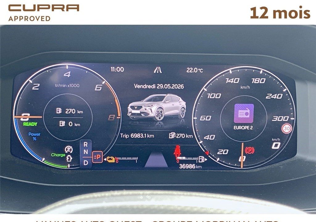 CUPRA FORMENTOR 1.4 E-HYBRID 245 CH DSG6