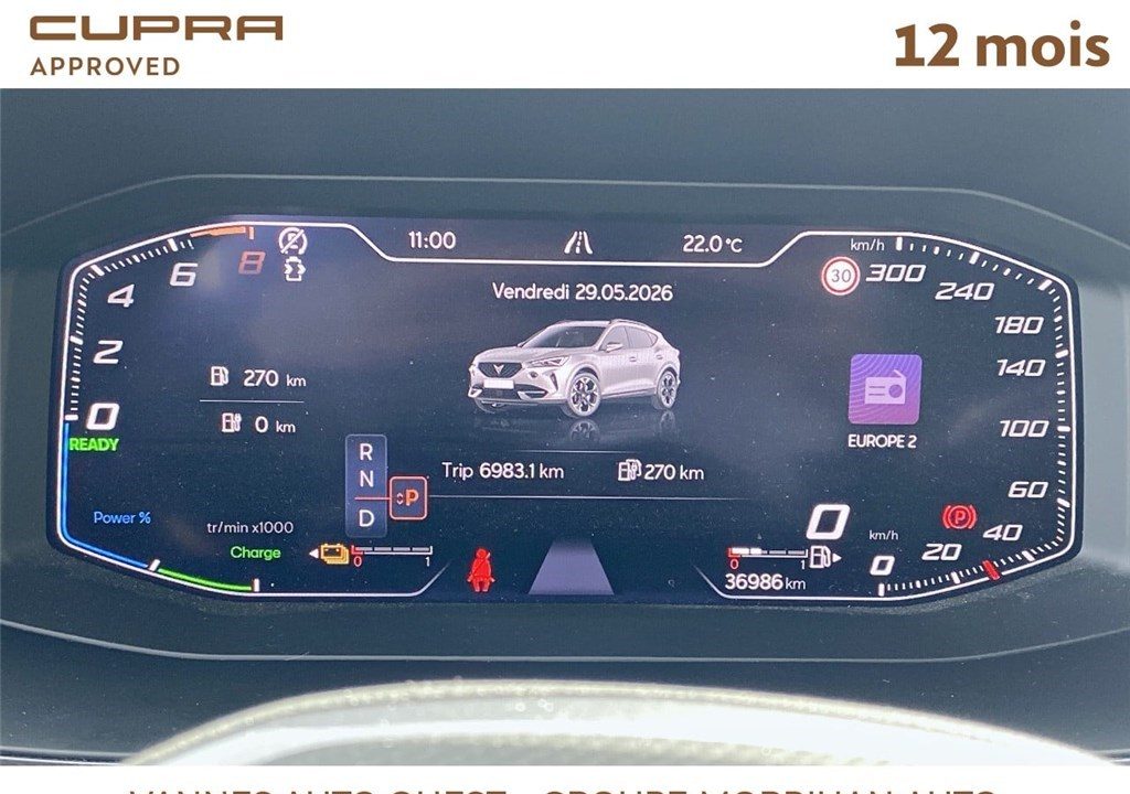 CUPRA FORMENTOR 1.4 E-HYBRID 245 CH DSG6