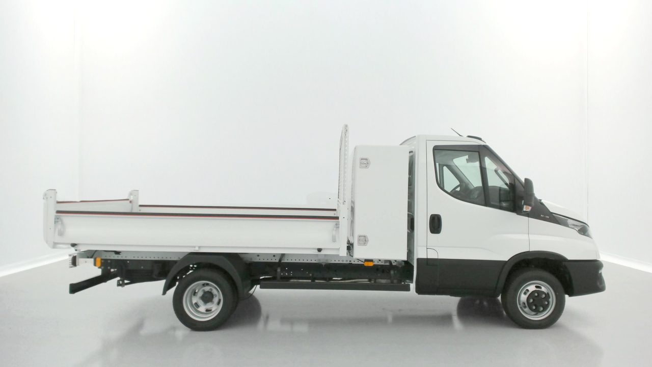Iveco DAILY 35C16H 3.0 160ch 3750 QUAD-TOR Benne + Coffre