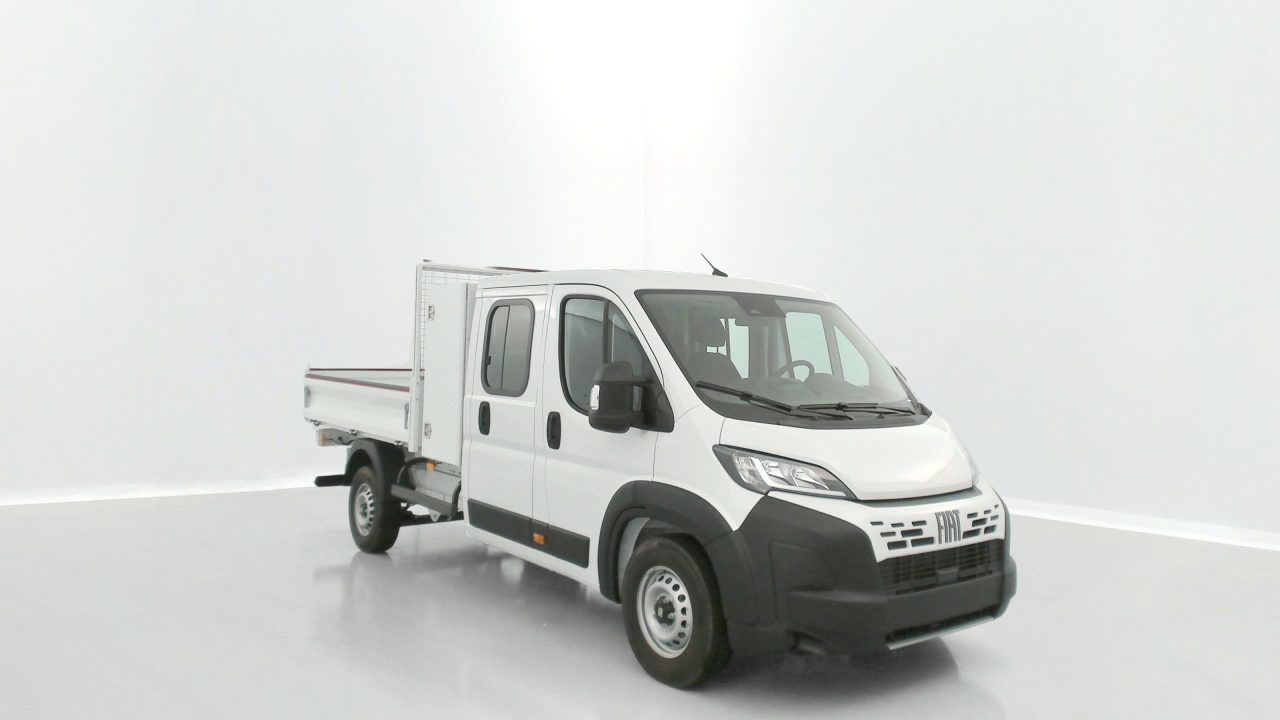 Fiat DUCATO CA L4 3.5t Maxi 2.2 180ch Heavy Duty Benne Aluminium + Coffre JPM