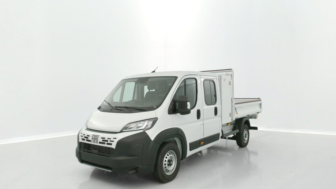 Fiat DUCATO CA L4 3.5t Maxi 2.2 180ch Heavy Duty Benne Aluminium + Coffre JPM