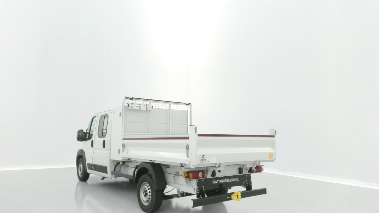Fiat DUCATO CA L4 3.5t Maxi 2.2 180ch Heavy Duty Benne Aluminium + Coffre JPM