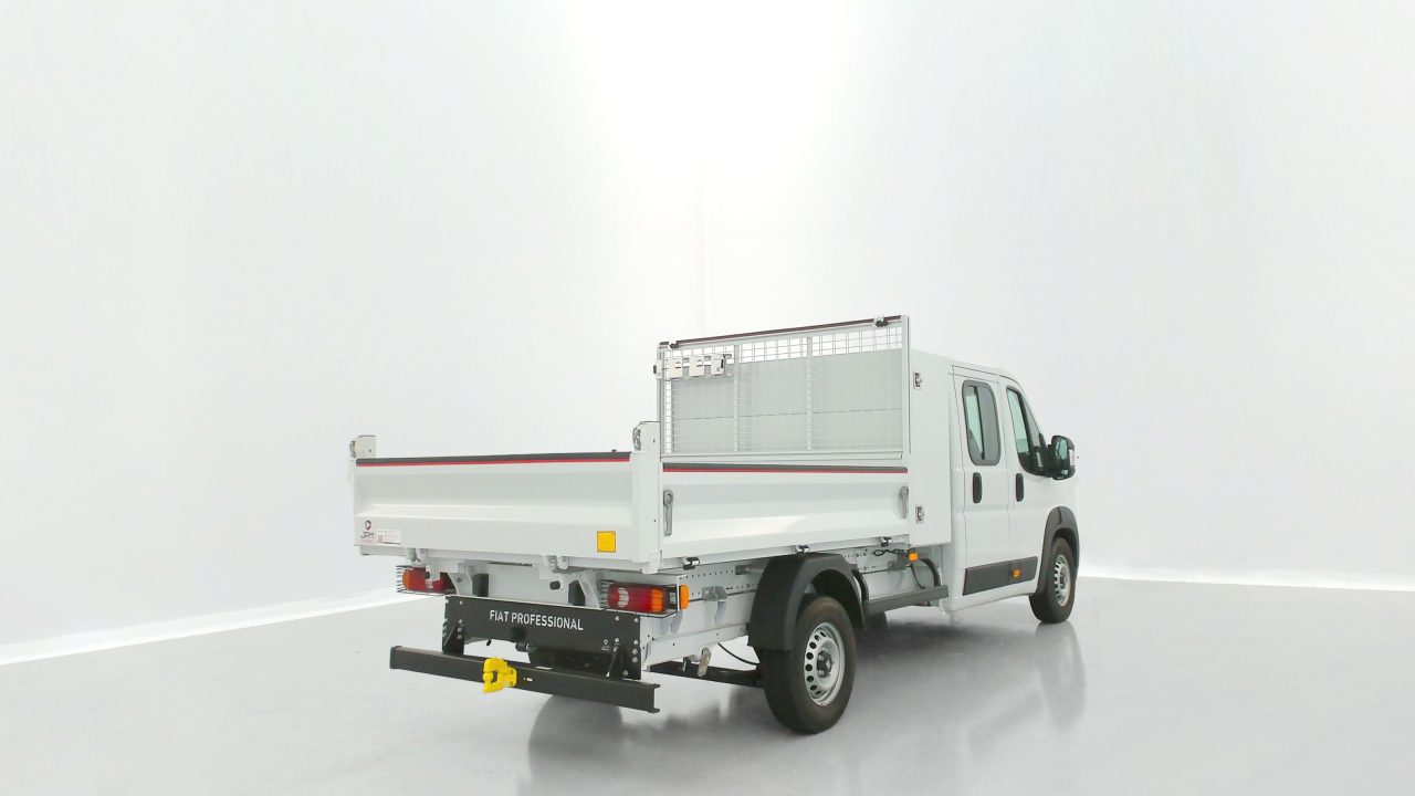 Fiat DUCATO CA L4 3.5t Maxi 2.2 180ch Heavy Duty Benne Aluminium + Coffre JPM