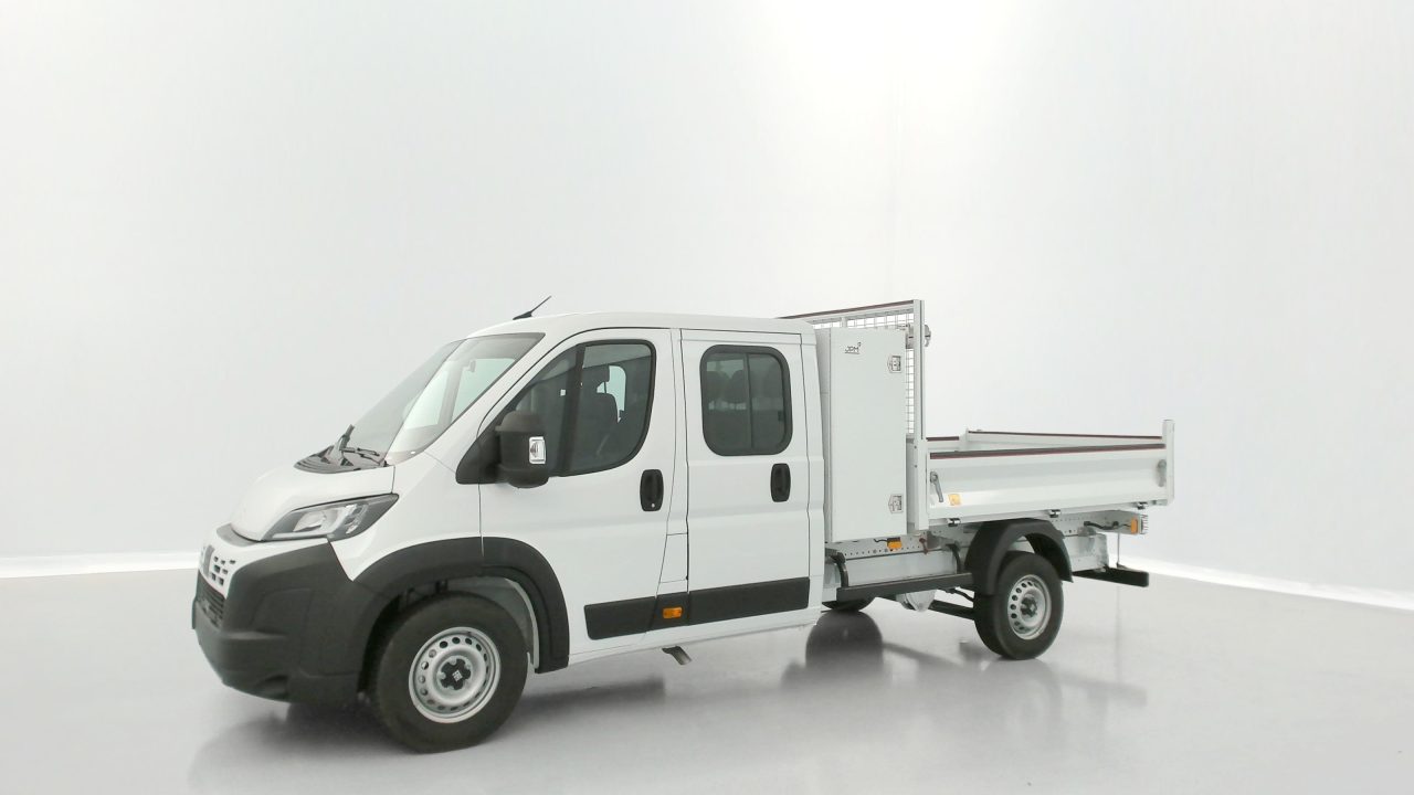 Fiat DUCATO CA L4 3.5t Maxi 2.2 180ch Heavy Duty Benne Aluminium + Coffre JPM