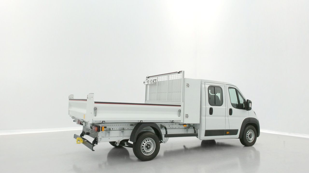 Fiat DUCATO CA L4 3.5t Maxi 2.2 180ch Heavy Duty Benne Aluminium + Coffre JPM
