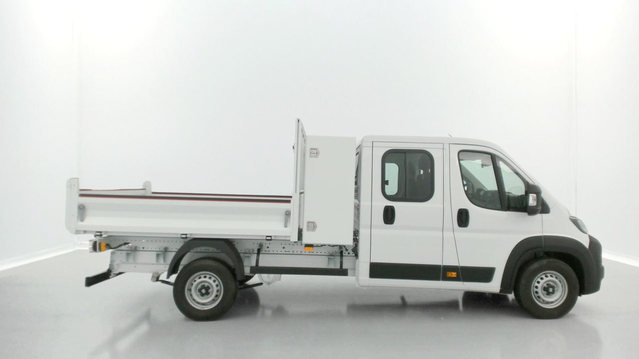 Fiat DUCATO CA L4 3.5t Maxi 2.2 180ch Heavy Duty Benne Aluminium + Coffre JPM