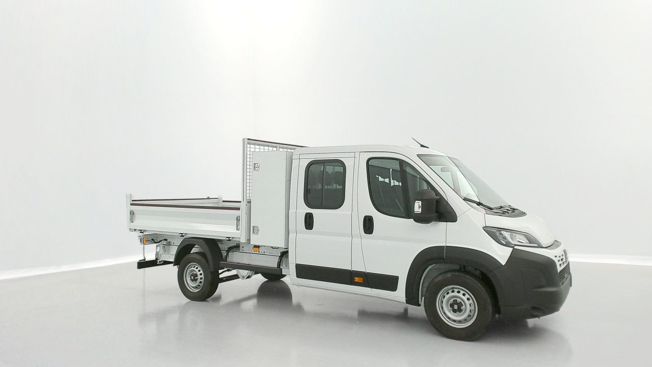 Fiat DUCATO CA L4 3.5t Maxi 2.2 180ch Heavy Duty Benne Aluminium + Coffre JPM