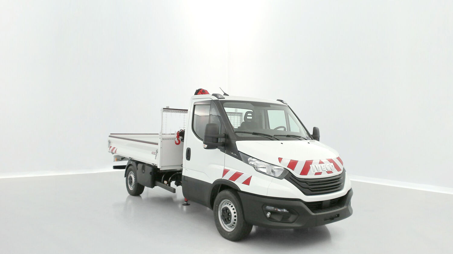 Iveco DAILY 35S14H 3750 2.3 136ch Benne Alu JPM + Grue PK 2900