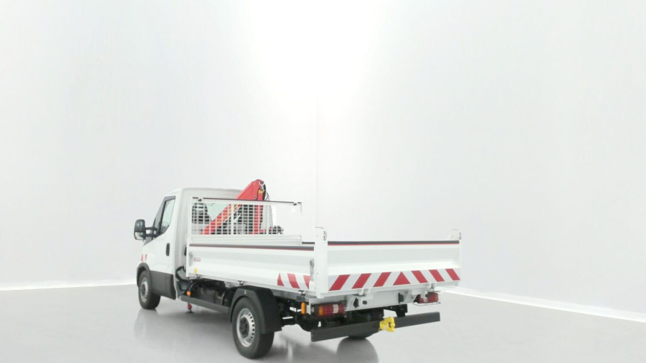 Iveco DAILY 35S14H 3750 2.3 136ch Benne Alu JPM + Grue PK 2900